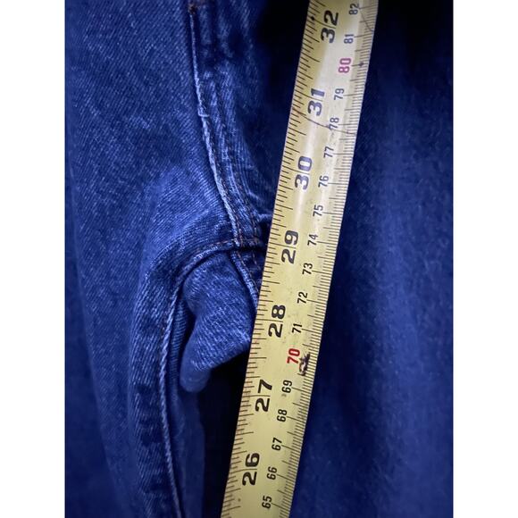 Levi's Premium 501 Jeans Womens 27x28 Blue Denim Straight Leg Button Fly Classic - Picture 6 of 11